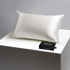 Saten Slipstar Ivory White Obliečka na vankúš